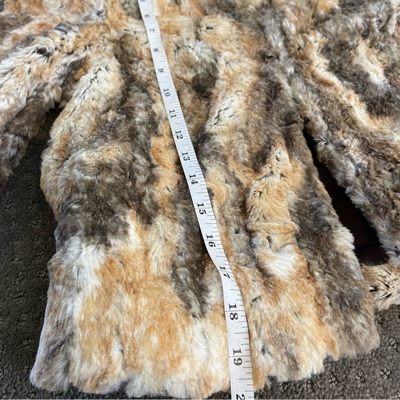 ALICE & Olivia Faux Fur Animal print Jacket size Xs - Picture 4 of 16